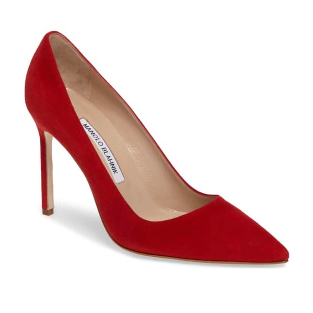 Manolo Blahnik ‘BB’ Pointy Toe Pump